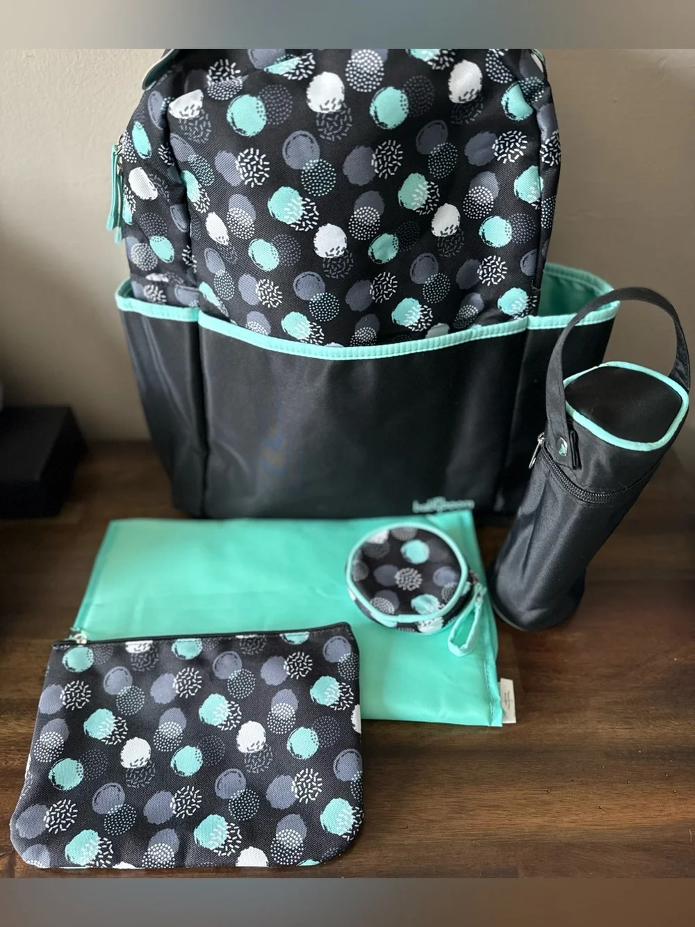 Baby Boom Mochi 5 Piece Diaper Bag Set New READ